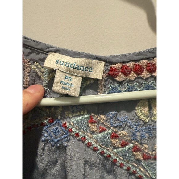 Sundance Women’s Size S  Small Shift Short Dress Embroidered Floral Petite PS - Picture 3 of 5
